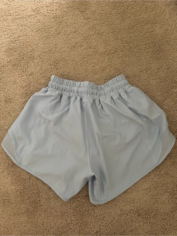 lululemon athletica Light Blue Women's Run Shorts - Image 2