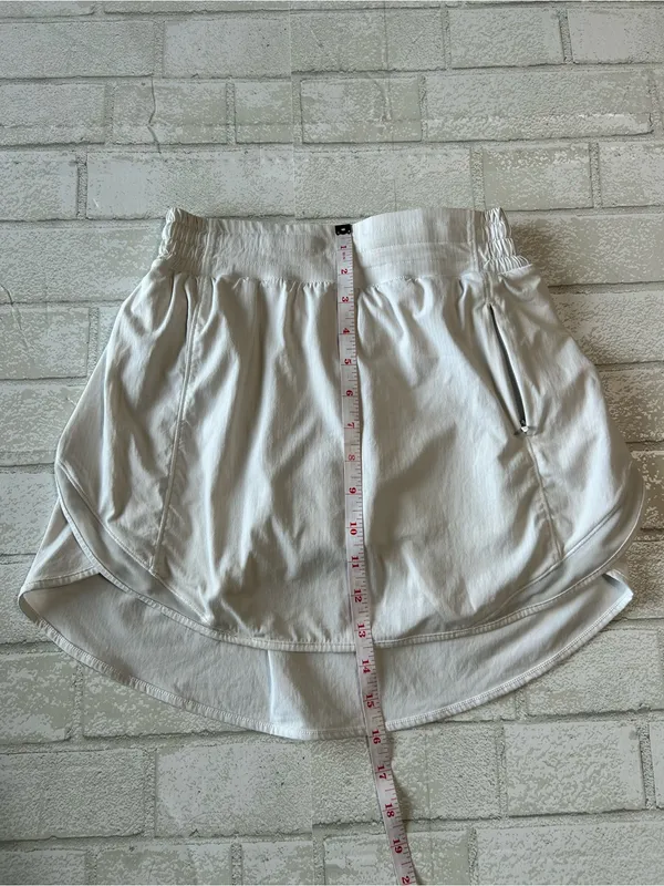 Lululemon Hotty Hot Skirt Women’s White size 4 - Image 5