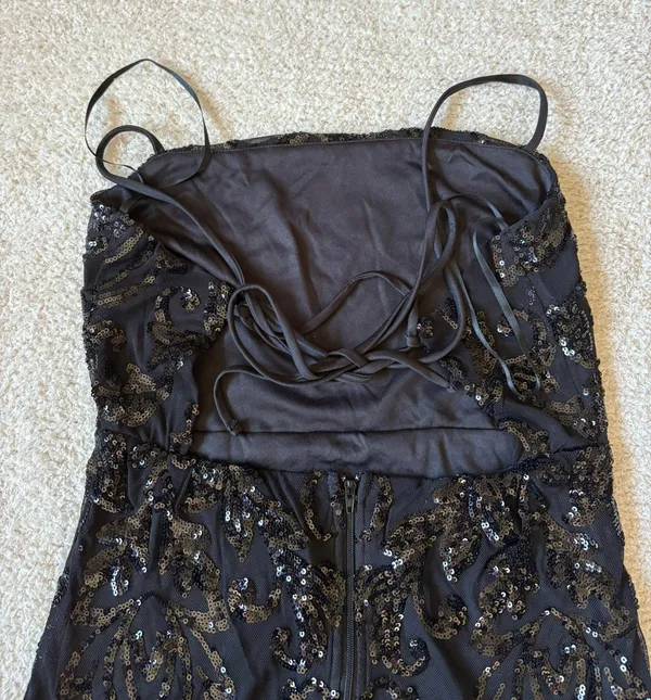 Windsor Black Sequined  Dress - Image 4