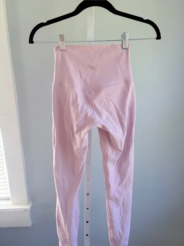 Lululemon Align High-Rise Light Pink Leggings Sz 2 - Image 3