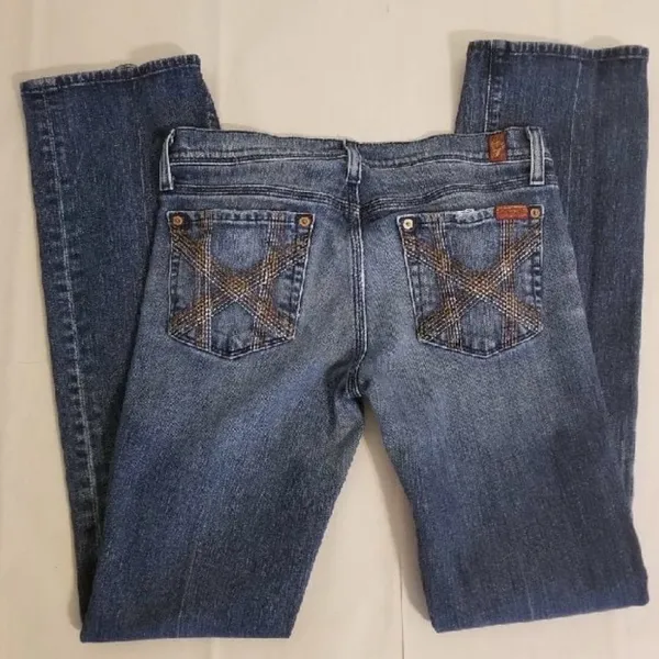 Classic Blue Denim Jeans - Image 5