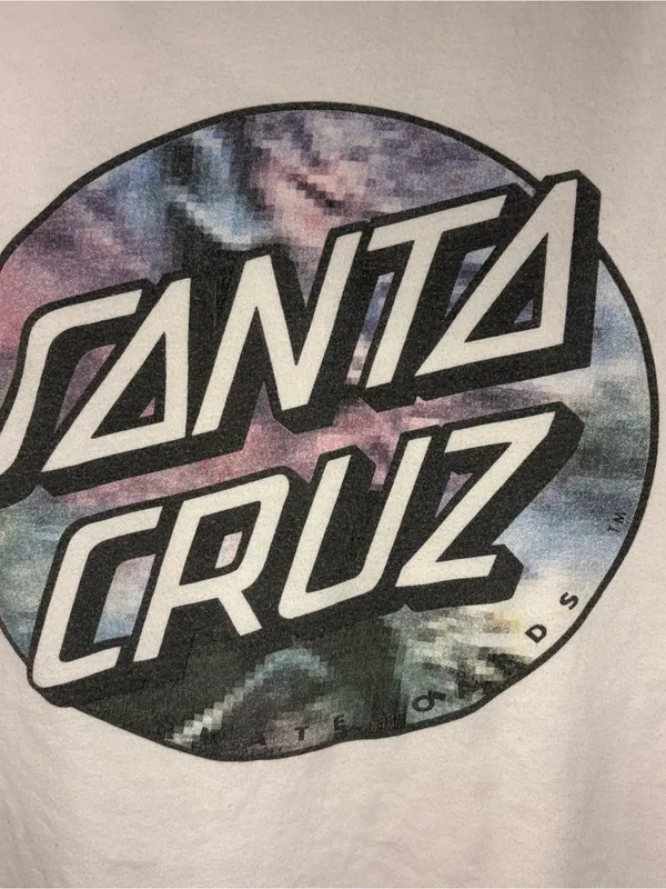 Santa Cruz Women’s White Graphic Lightweight Hoodie Size 10 - Image 5