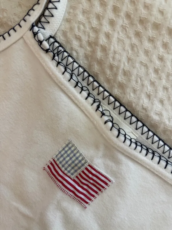 Le lis Flag Embroidered Tank - Image 3