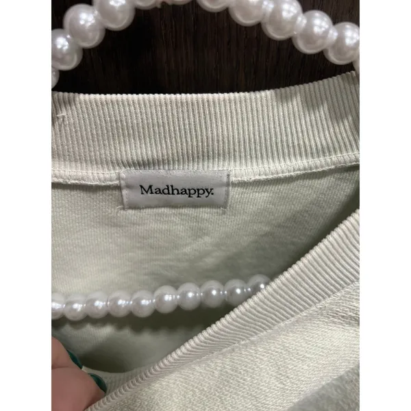 Madhapoy mint‎ green pullover women's medium - Image 3