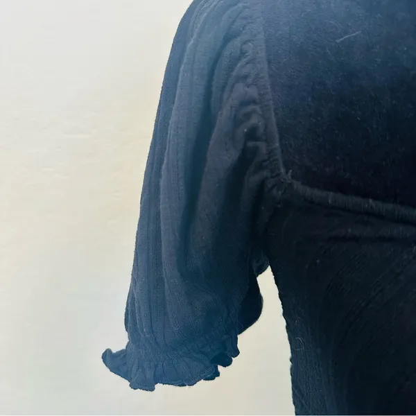 New Urban Outfitters black square neck top - Image 2