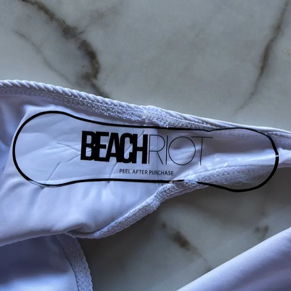 Beach Riot Celine One Piece White Large - Image 8