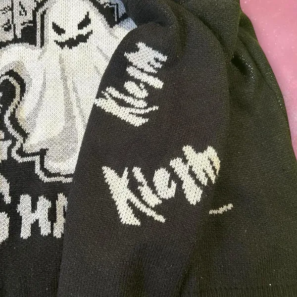 Source Unknown Halloween Ghost Sweater - Image 8