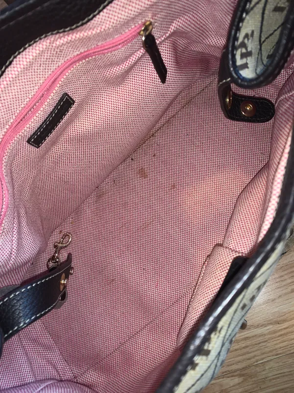 Dooney & Bourke Signature Canvas Satchel - Image 3