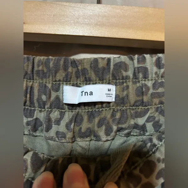 TNA cheetah print joggers Brown Size M - Image 2