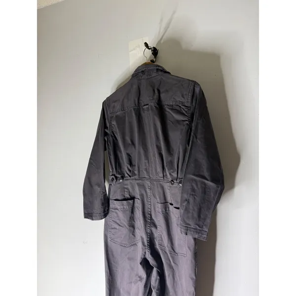 Alex Mill Coveralls long sleeve grey Cotton Twill‎ Utility Jumpsuit Workwear s - Image 5