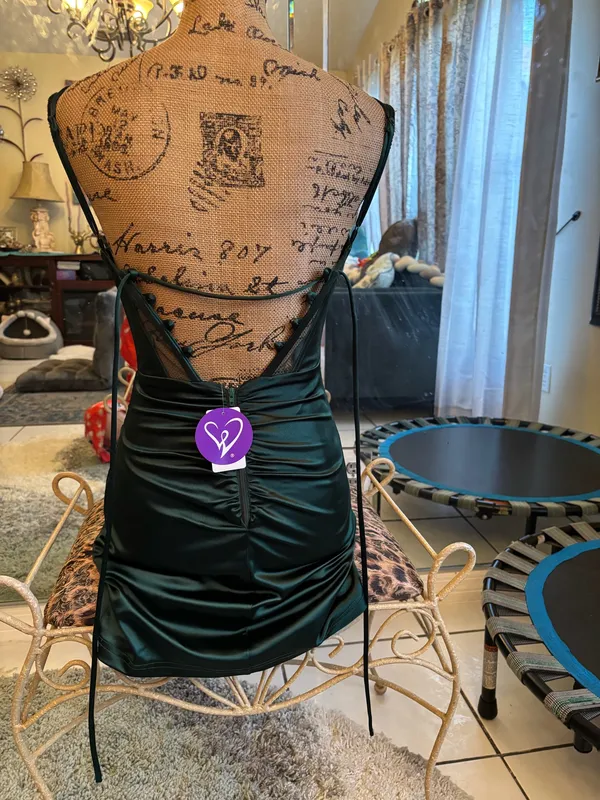Stunning mini dress size S. ❤️ Green - Image 7