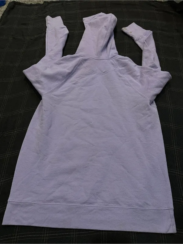 Champion Lavender Pullover Hoodie with Purple Logo - Image 7