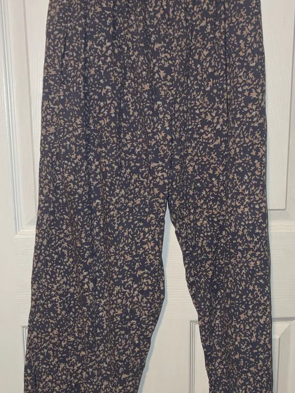 Mirth pajama set Printed Wide-Leg Pants sz small - Image 6