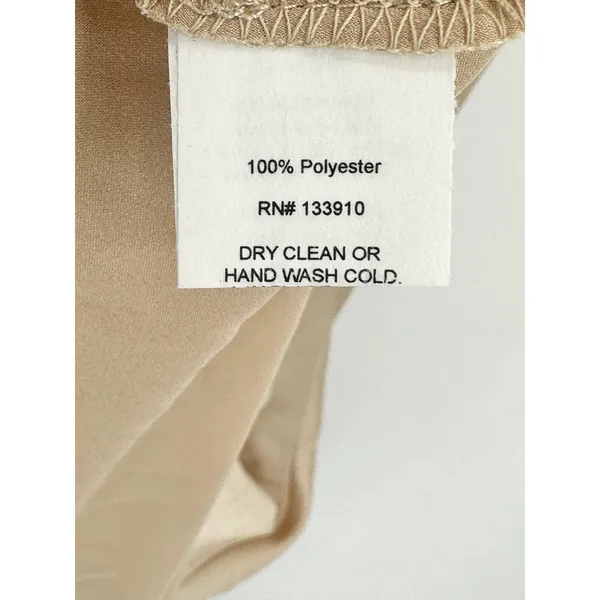 Show Me Your‎ Mumu Verona Champagne Luxe Satin Dress Gold Midi Womens Size M - Image 9