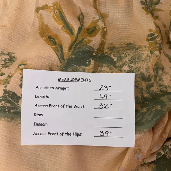 NWT Anthropologie TAHNEE KELLAND Strappy Midi Dress Tropical Print Medium - Image 14