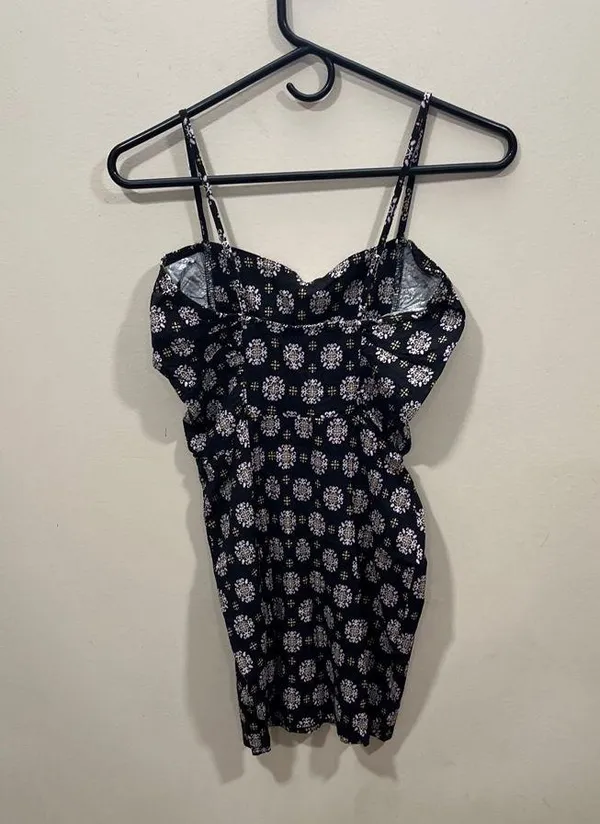 NWOT Center Of Attention Mini Dress in Black Combo FREE PEOPLE Black Combo XS - Image 5