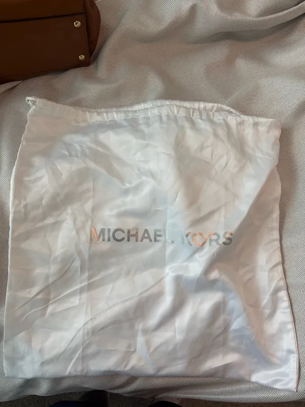 Michael Kors Hamilton Large Luggage Brown Leather Satchel - Image 7