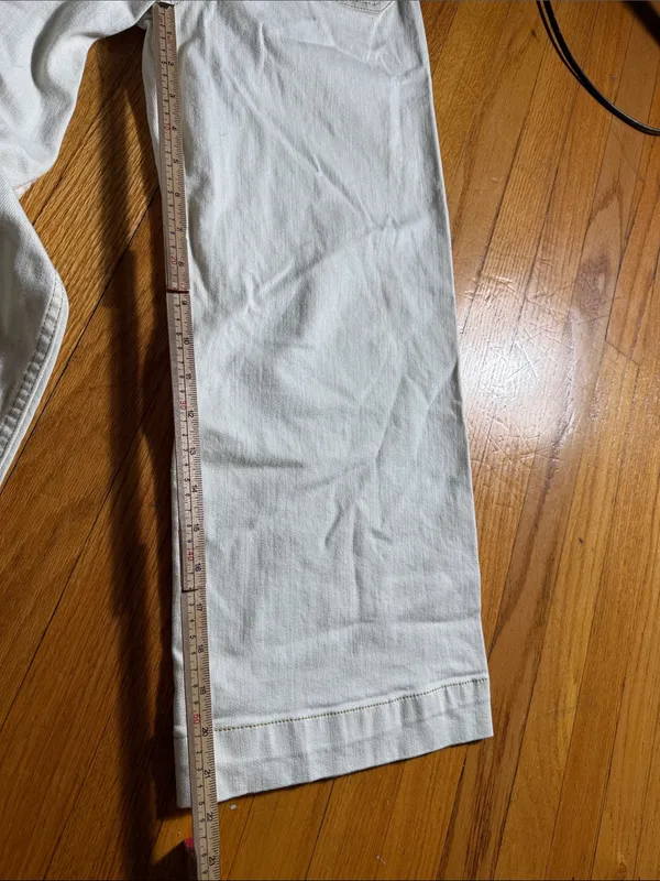 Maeve Anthropologie the Colette White High-Rise Wide Leg Jeans - Image 10