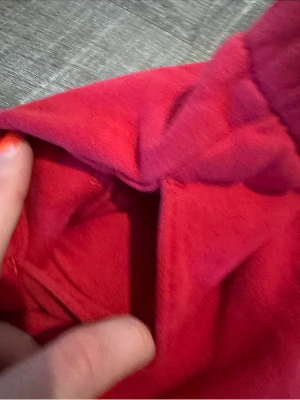 Hollister Red Ultra High Rise Fleece Jogger Sweatpants - Image 3