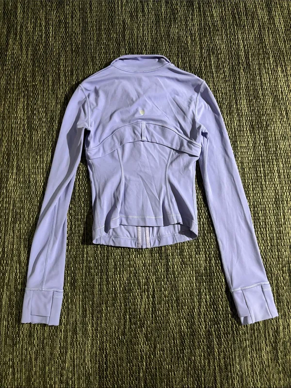 Lululemon Define Cropped Jacket *Nulu Dark Lavender Lightweight Soft Sculpting - Image 2