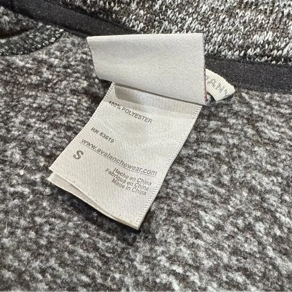 Avalanche 1/4 Zip Knit Pullover Sweatshirt Grey Women’s Small - Image 3