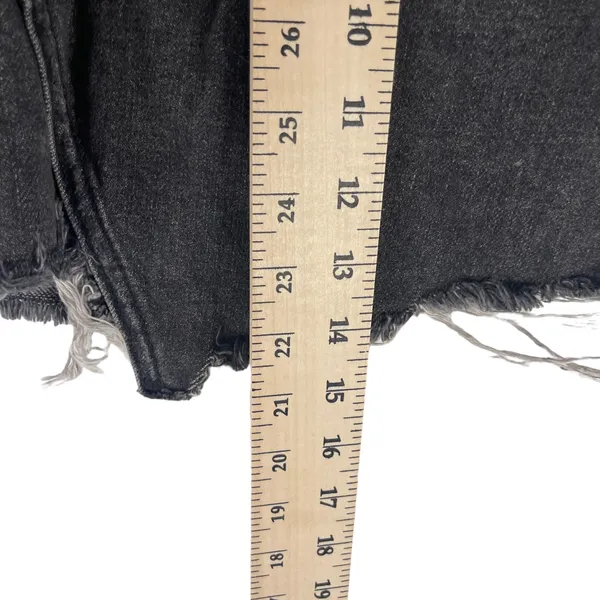 Urban Outfitters BDG Women's Size Small Black Distressed‎ Jean Mini Skirt - Image 6