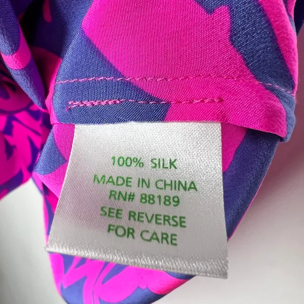 Lilly Pulitzer Silk Tank Size Small - Image 5