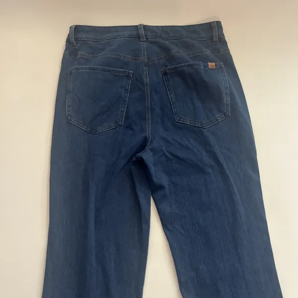 Halara Medium Petite Medium Wash Bootcut Stretch Jeans With Zipper Fly - Image 9