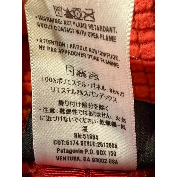 Patagonia R Series Fleece Vest Women’s M Red Zip Regulator Polartec Gorpcore - Image 10