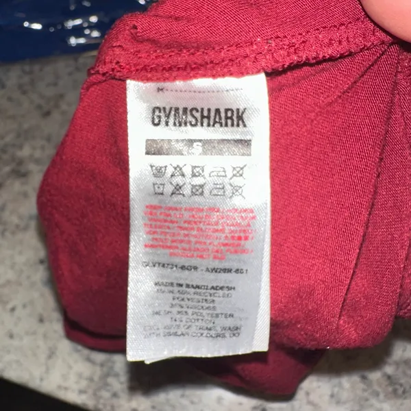 Gymshark Training Tank‎ Top - Women's Small Red Sleeveless Workout - Image 7