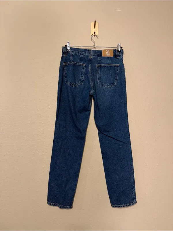 Free People We The Free CRVY Siren Low Rise Straight Leg Jeans Size 26 - Image 7