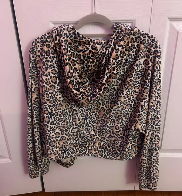 Victoria's Secret Cheetah Print Zip Up - Image 3