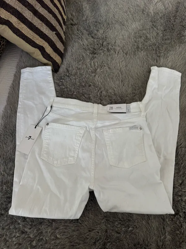 7 For All Mankind Aubrey High-Waisted Skinny Ankle Jeans - Image 6
