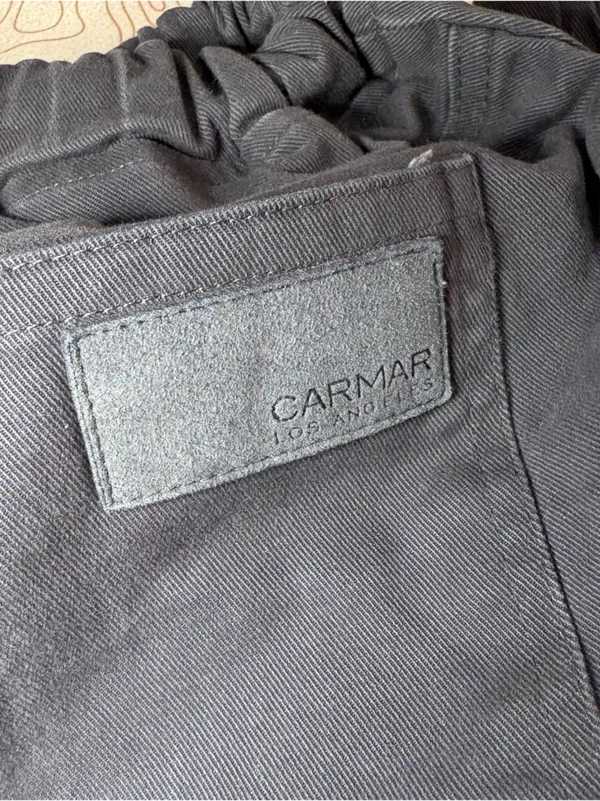 CARMAR Los Angeles Charcoal Cargo Jogger Pants Size 2 Black - Image 7