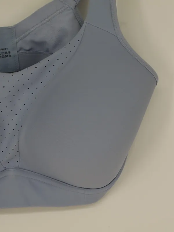 lululemon Run Times Bra 40D High Support Blue Perforated Sports Running Wireless - Image 6