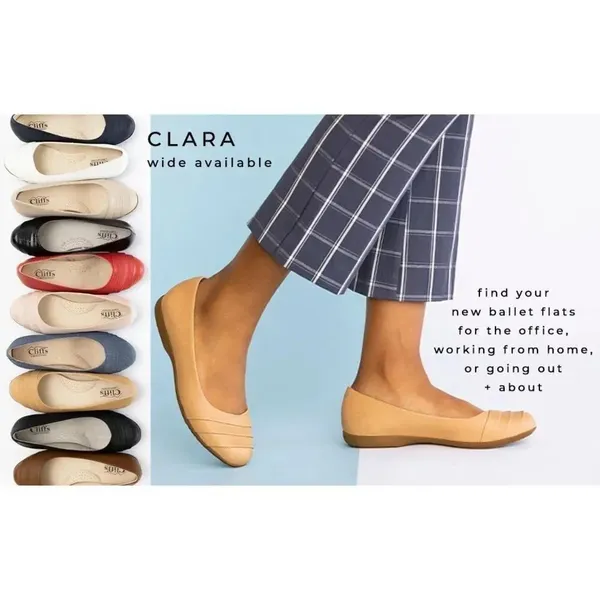 ✨Cliffs by White Mountain Ballet Navy Sz 9.5 Flats - Clara✨ - Image 3