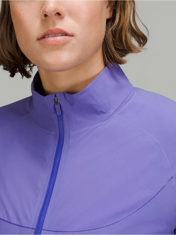#44 NWOT Lululemon Fast And Free Windbreaker Women's Purple Active Jacket Size 4 - Image 4