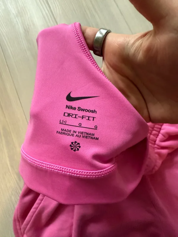Nike pink matching sweatpants and bra - Image 3