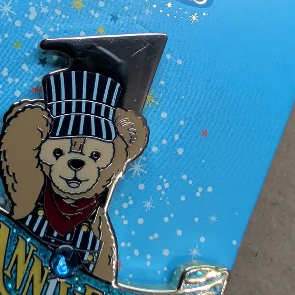 Disney parks Shanghai 1st anniversary Duffy trading pin NWT - Image 3