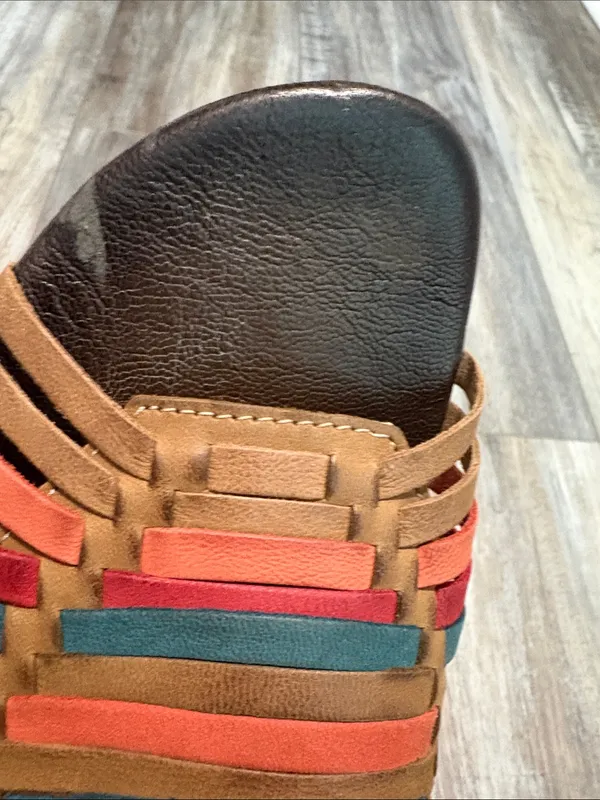 Roan Marilee Sandals by Bed Stu Southwest Leather Slide Huarache 8.5 - Image 5