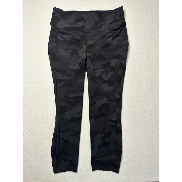 Lululemon Base Pace High-Rise Crop 23" Size 14 Heritage 365 Camo Deep Coal Multi - Image 2