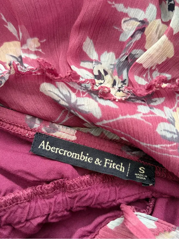 Abercrombie Babydoll Bella Swan Elena Gilbert Fairy Grunge Floral Ruffle Small - Image 2