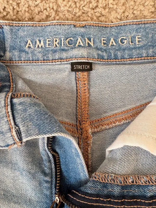 American Eagle Jean Shorts High-Rise Stretch - Image 3