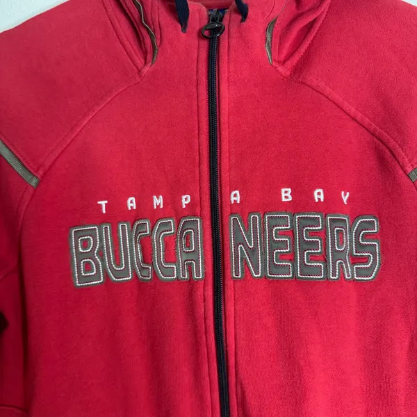Reebok Tampa Bay Buccaneers Women's Full Zip Hoodie Red Size S - Image 2