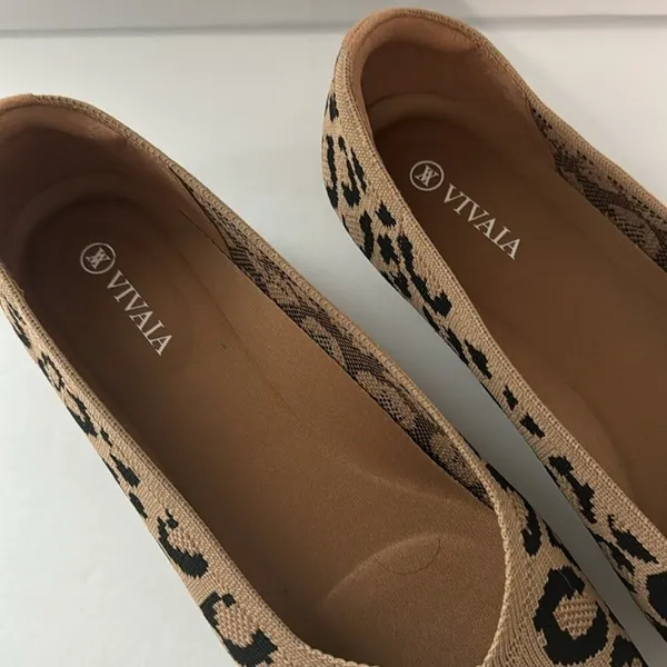 Vivaia Women's Animal Print Sq Toe Business Casual Travel Comfort Walking Margot - Image 2