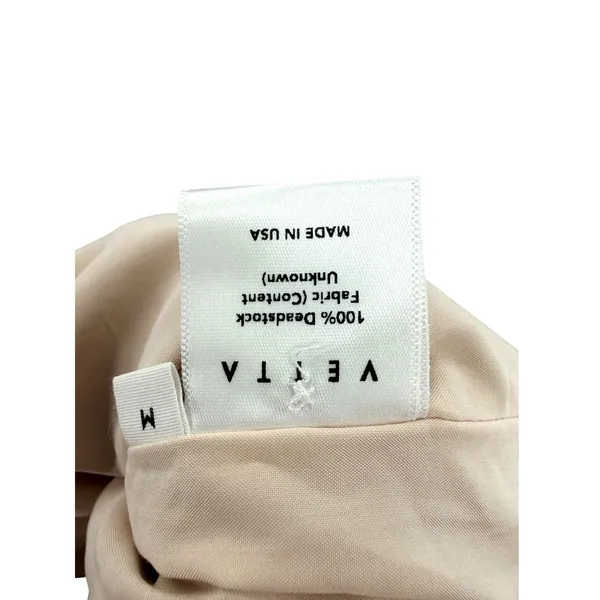 VETTA Capsule Convertible Shirt Dress Blue White Stripe Minimalist M Office NEW - Image 11