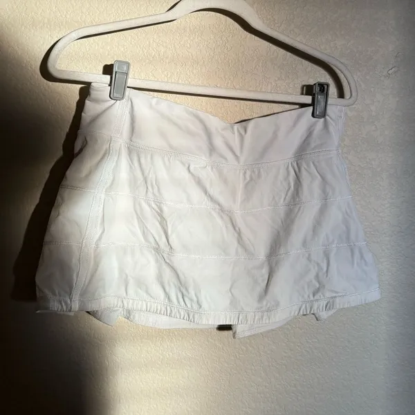 Lululemon pace rival skirt size 8 in‎ white - Image 4