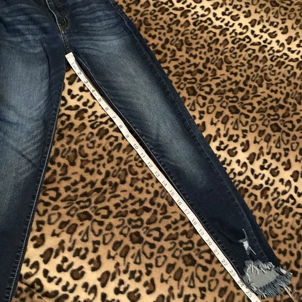 KanCan Jeans Mid Rise Ankle Distressed Skinny Jeans Women’s Size 0 /… - Image 14