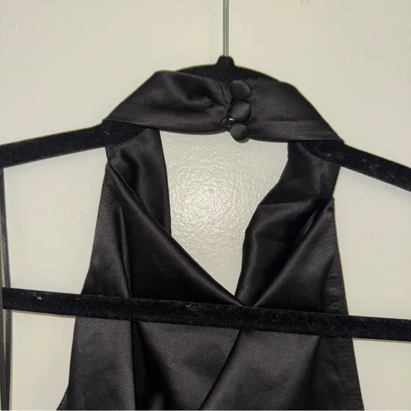 Heartloom Satin Cowlneck Halter Top - Image 5