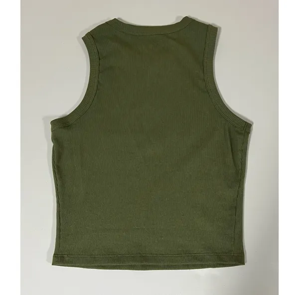 Disney Olive Green Winnie the Pooh Graphic Tank Top Tee T-Shirt Blouse Cami Camisole Size M 🍯✨ - Image 4